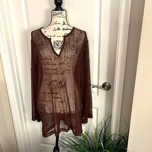 Sand & Sun Sheer Swimsuit Cover-up.